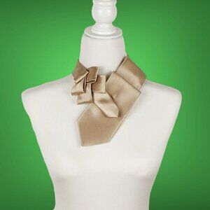 Formal Unisex Ascot - Wedding Ascot - Tuxedo Tie - Champagne Colored Tie
